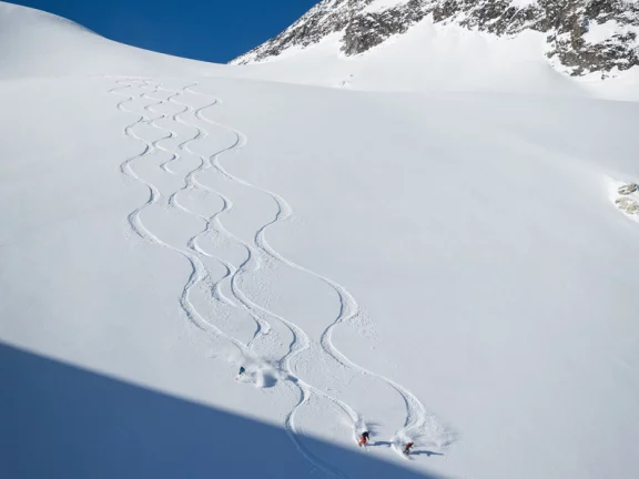 Le domaine des 4 Vallées est un paradis blanc pour les skirider. Photo Verbier tourisme.