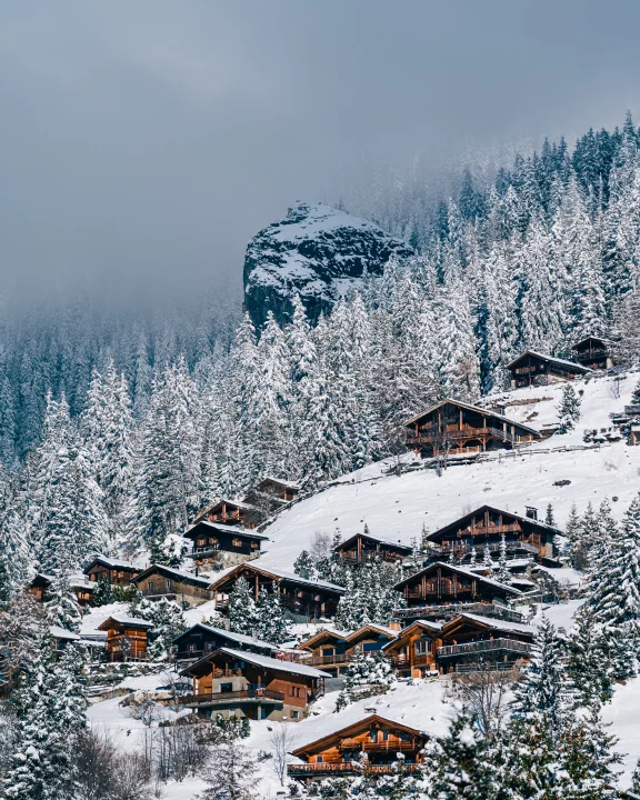 A Verbier, les constructions privilégient le bois. Le village a su conserver une certaine authenticité. Photo Verbier tourisme.
