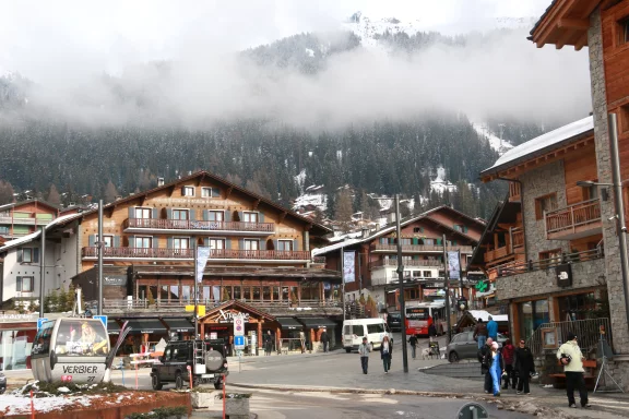 Le centre de Verbier.