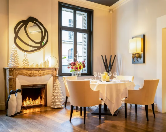 Un intérieur cosy et contemporain.