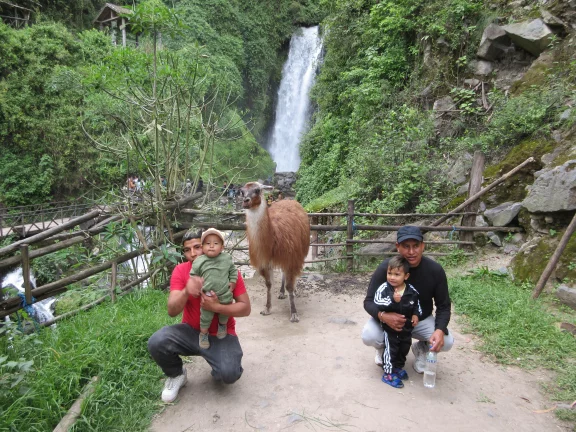 La cascade de Peguche à Otavalo