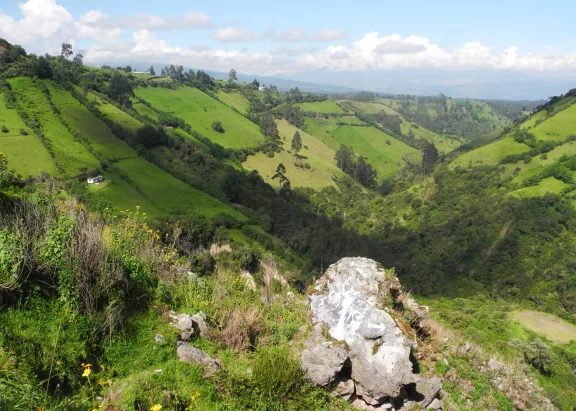 Sur les hautes terres de Pintag