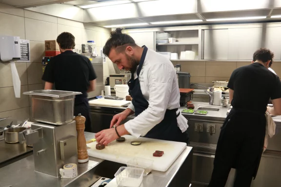 Benjamin Reilhes en action.