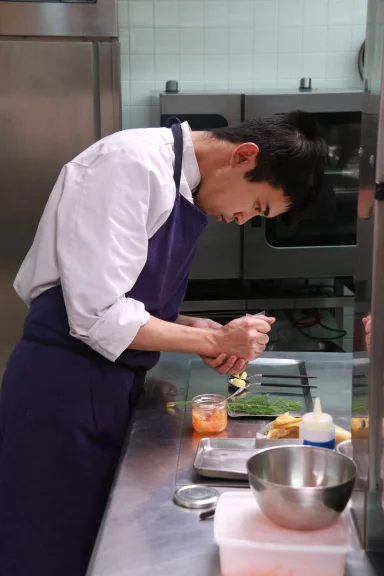 Au coeur de la cuisine.