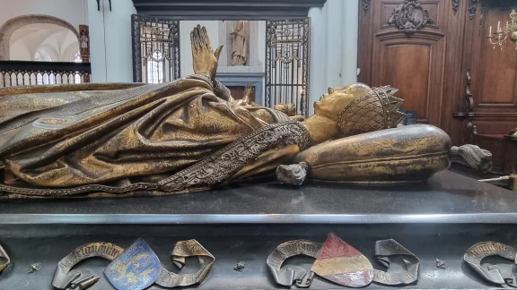 Le mausolé funéraire de Marie de Bourgogne.