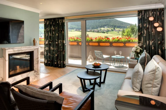 Les nouvelles suites de l'hôtel Bareiss. @Jérôme Mondière