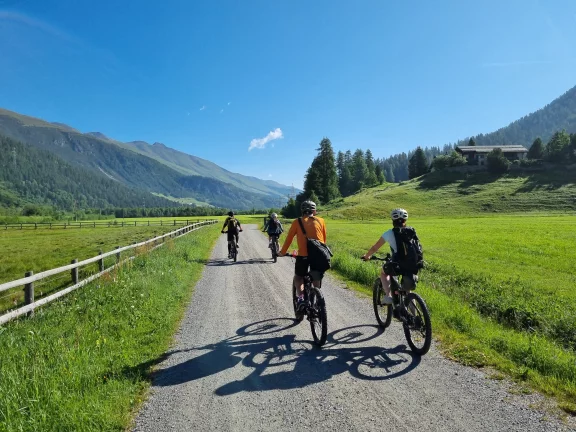Sur les chemins alpins.