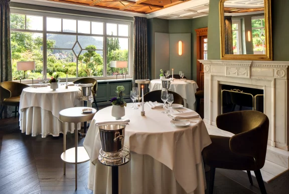 Le nouvel intérieur du restaurant Bareiss.