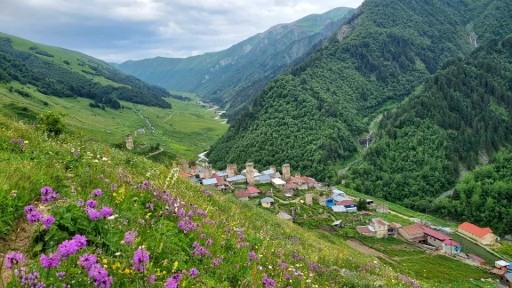 Le village d'Adishi.