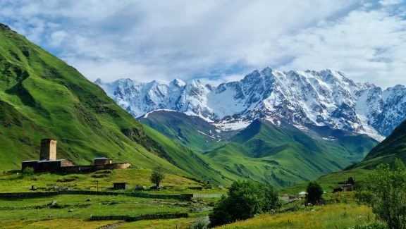 L'église de Lamaria à Ouchgouli.