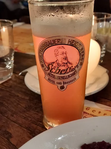 De la bière brassée à Heidelberg.