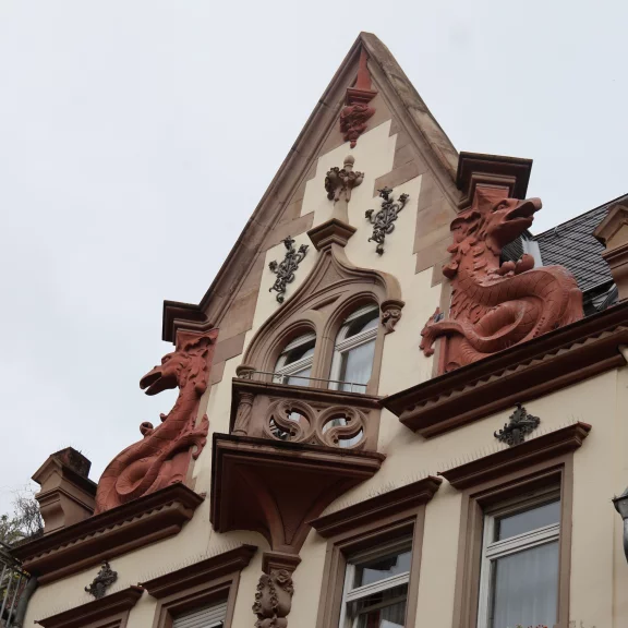 Dans les rues de Heidelberg.