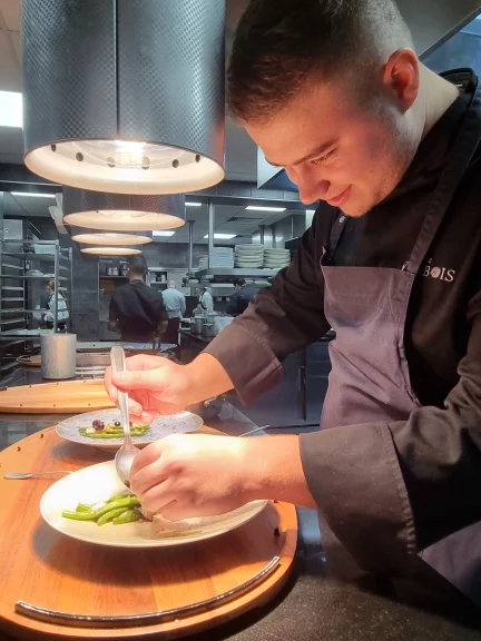 Le dressage en cuisine.