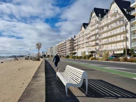 Le front de mer à La Baule.