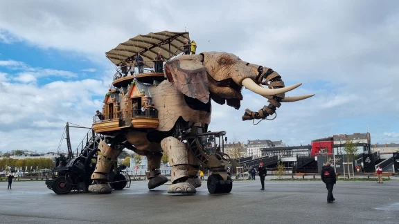 L'une des machines de l'ile de Nantes.