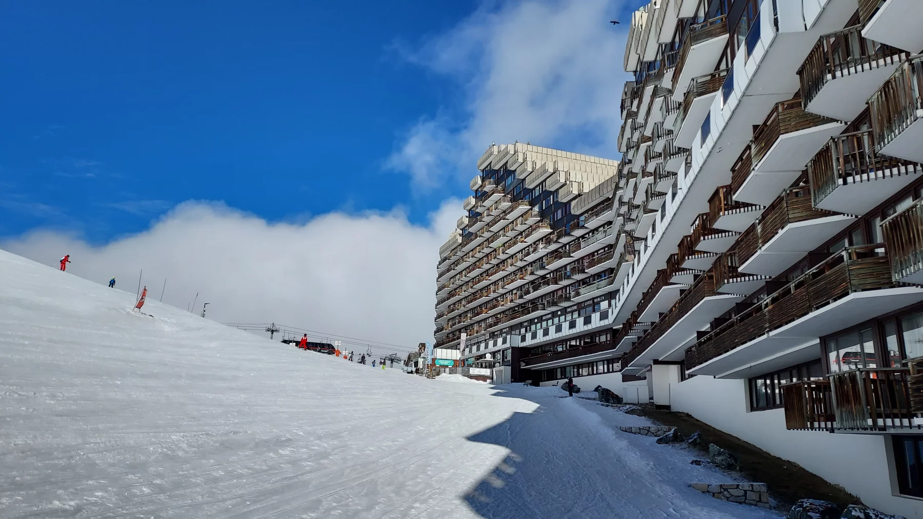Le paquebot des neiges conçu par l’architecte Michel Bezançon fait partie  du patrimoine architectural du XXème siècle. Photo U.L.