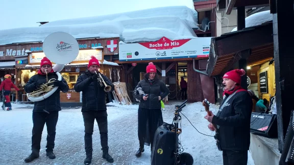 Des animations rythment la fin des journées de ski.
