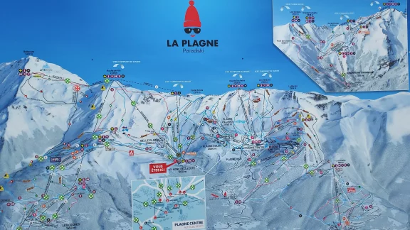 Le plan des pistes
