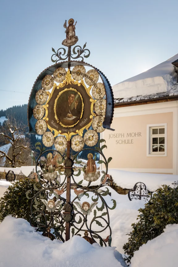 La tombe de Joseph Mohr à Wagrain. © SalzburgerLand Tourismus