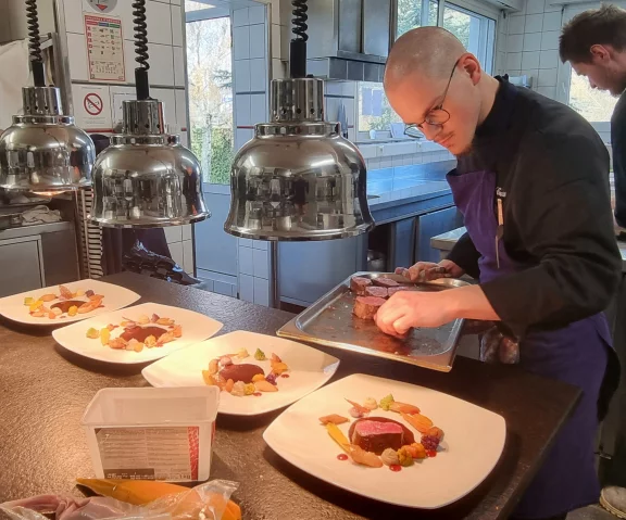 Kevin Court, le second de cuisine.