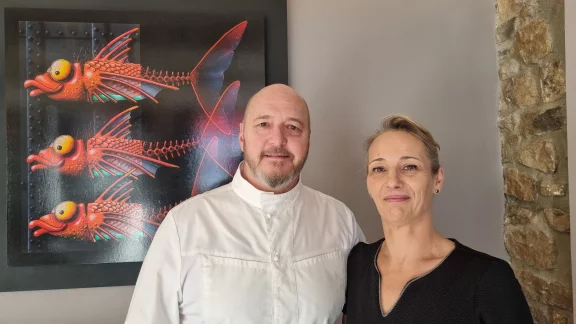 Philippe Zeiger et son épouse Florence se sont connus au relais Bernard Loiseau à Saulieu.