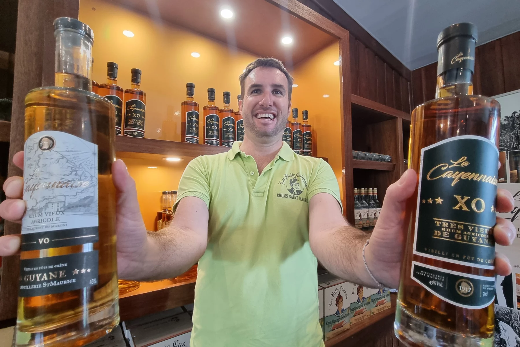 Ludovic Jacob, le directeur de la rhumerie Saint-Maurice à Saint-Laurent-du-Maroni..