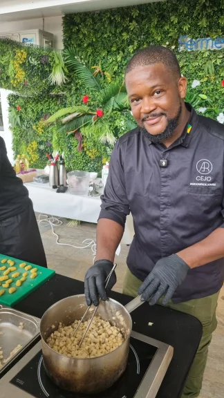 Le chef du Cejo à Cayenne, Johan Pardonipade.