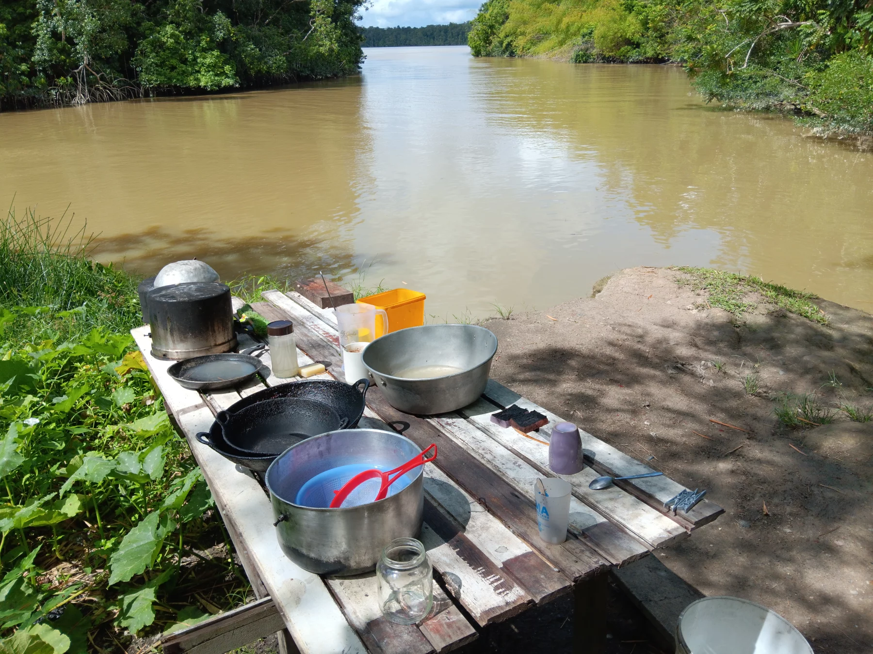 Balaté, village amérindien sur le fleuve Maroni