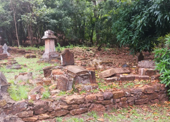 Le cimetière des enfants, sur l'île Royale