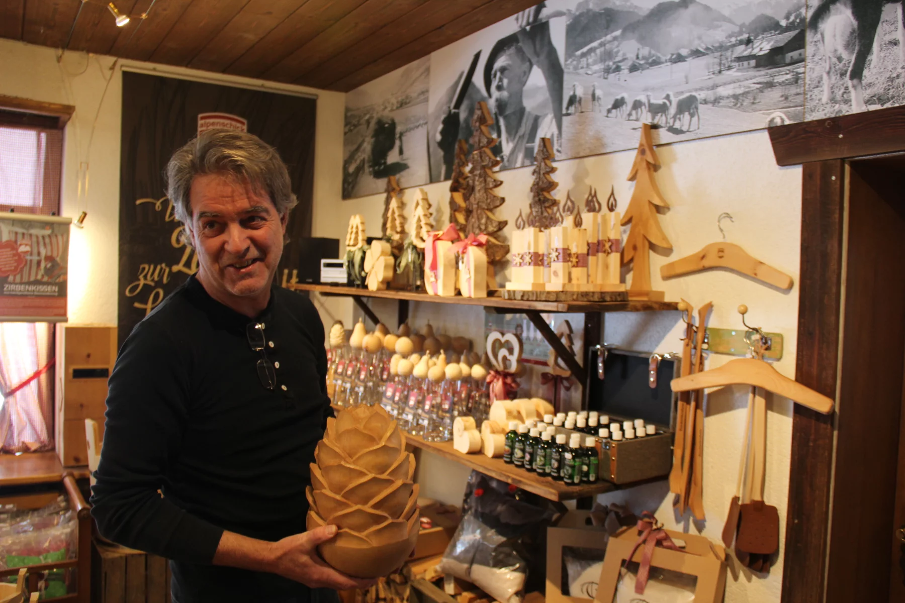 Nikolaus Meusburger est un passionné du pin Cembro.