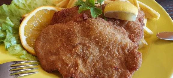 La traditionnelle escalope viennoise.