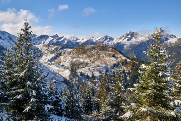 La vallée de Tannheim à l'abri des Alpes. ©Achim Meurer