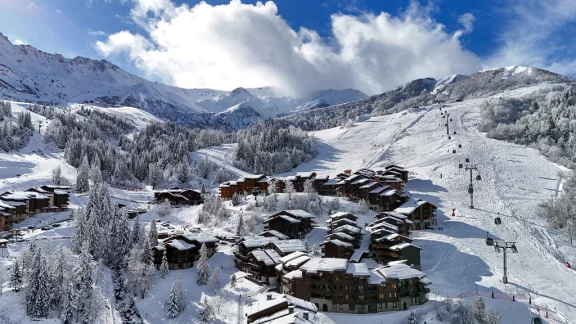 Le village vu du ciel.