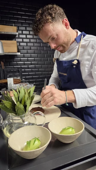 Le chef patissier, Pierre Goubil.