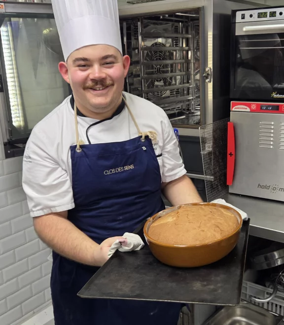 A la sortie du four.