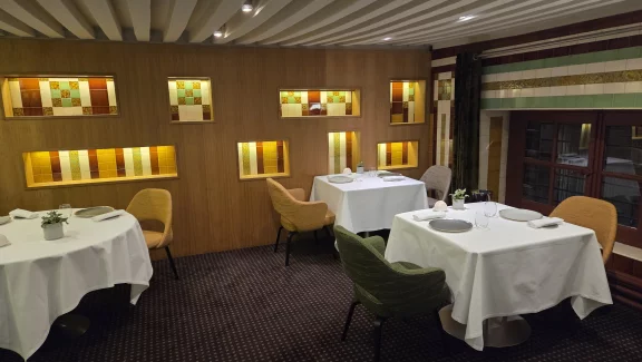 Le restaurant compte au total 7 salons différents.