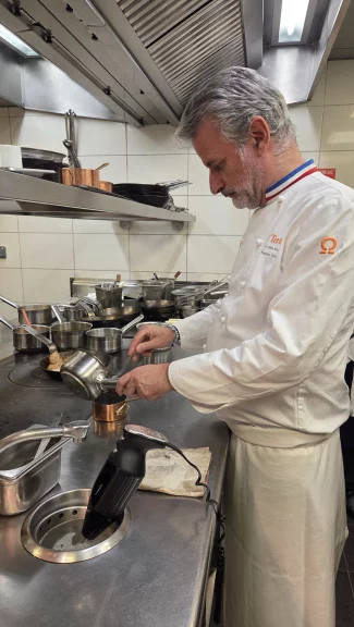 Mathieu Viannay aux fourneaux.