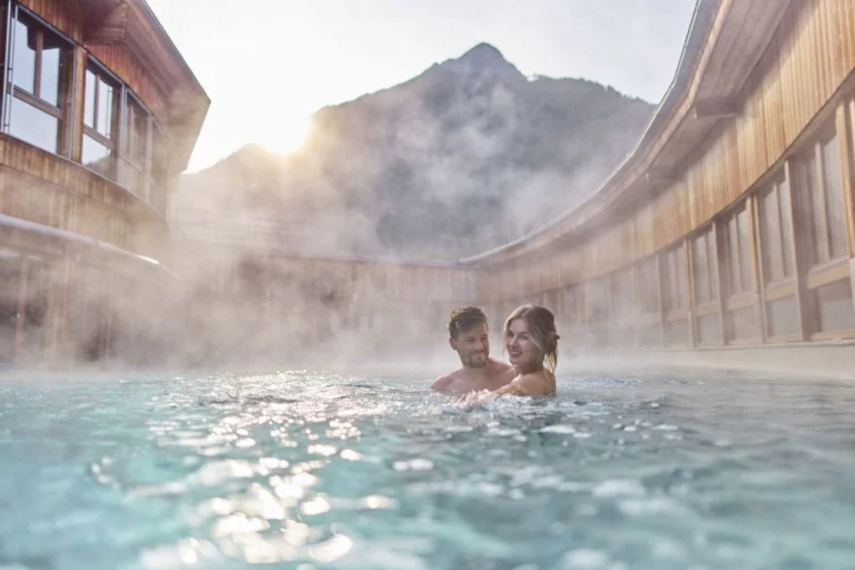 Le bassin de l'espace des saunas