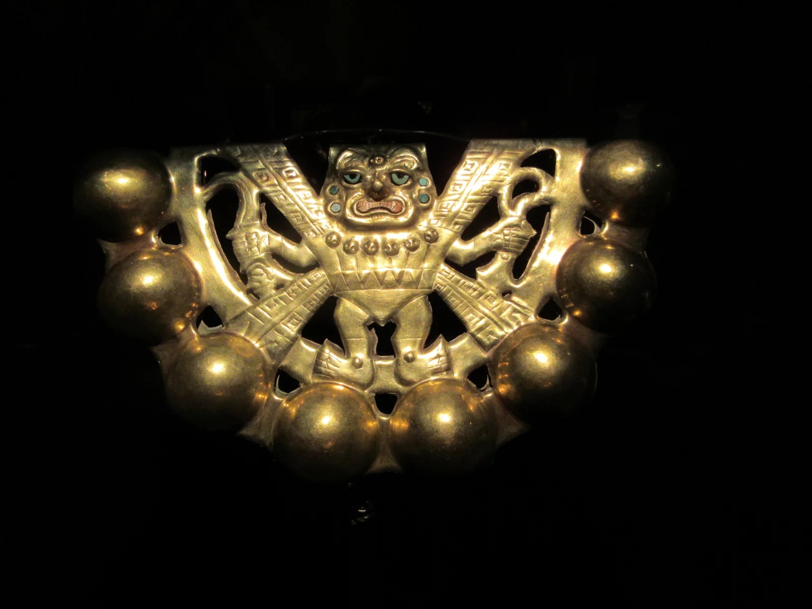 Au musée de la tombe royale de Sipan à Lambayeque.