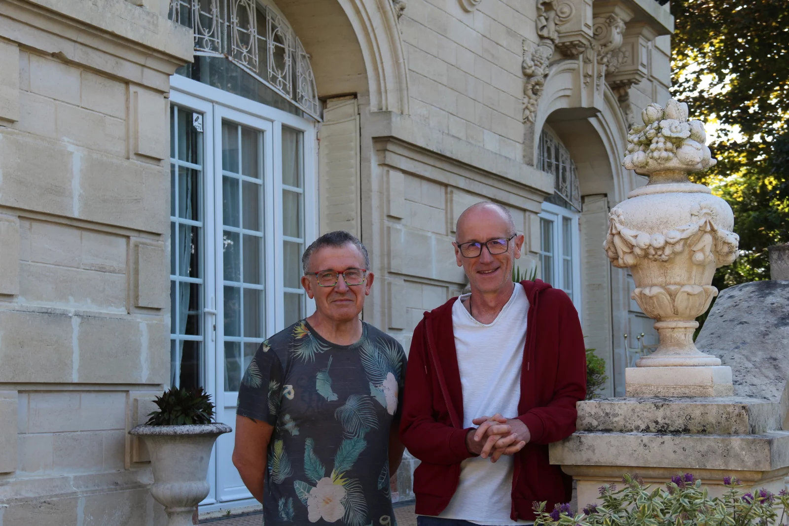Marc et Hervé, des hôtes exceptionnels.
