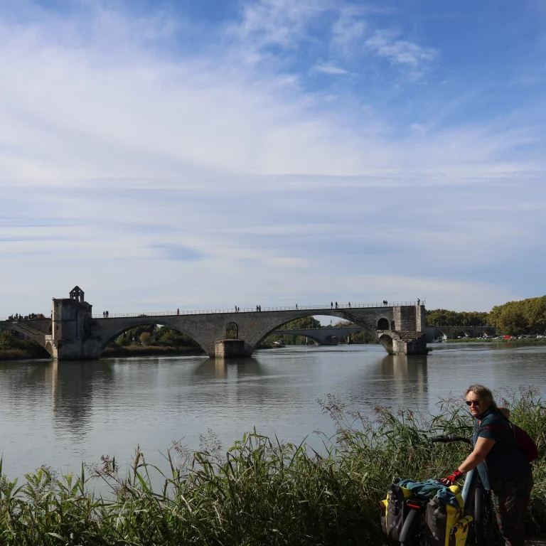 Arrivée à Avignon.