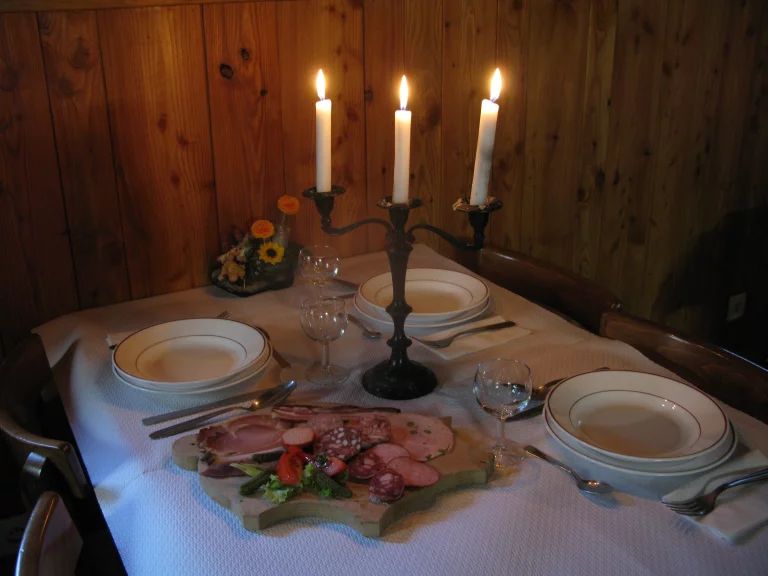 Dîner aux chandelles à la Wassmatt
