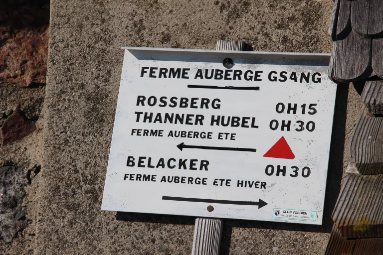 Certaines fermes-auberges ne sont accessibles qu'à pied.