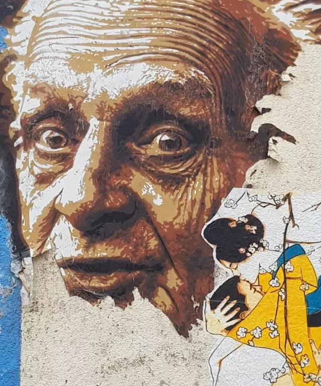 Le street art s'exprime dans la partie contemporaine du Mans.