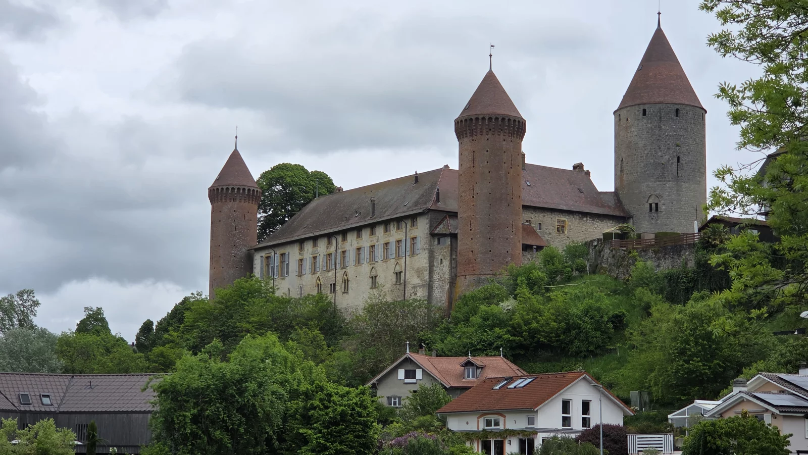 Le château de Chenaux à Estavayer-le-Lac.