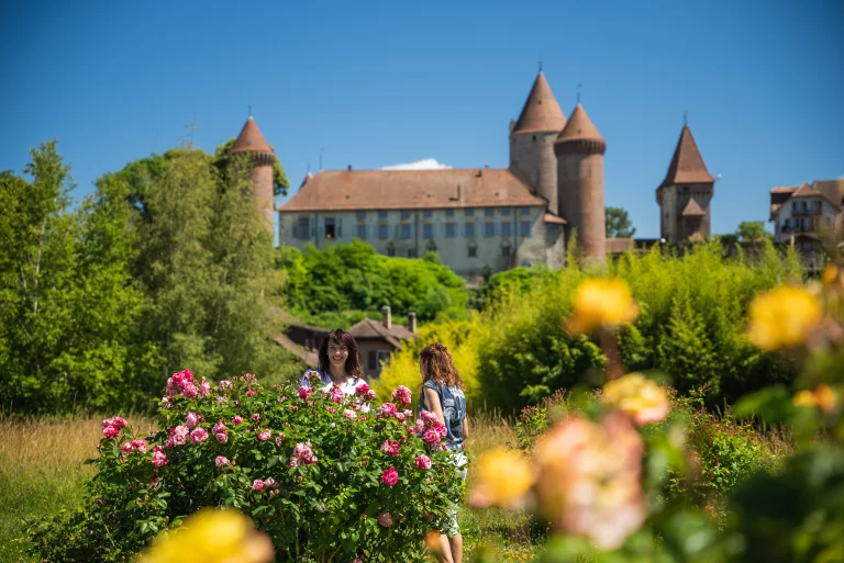 Le château de Chenaux à Estavayer-le-Lac.