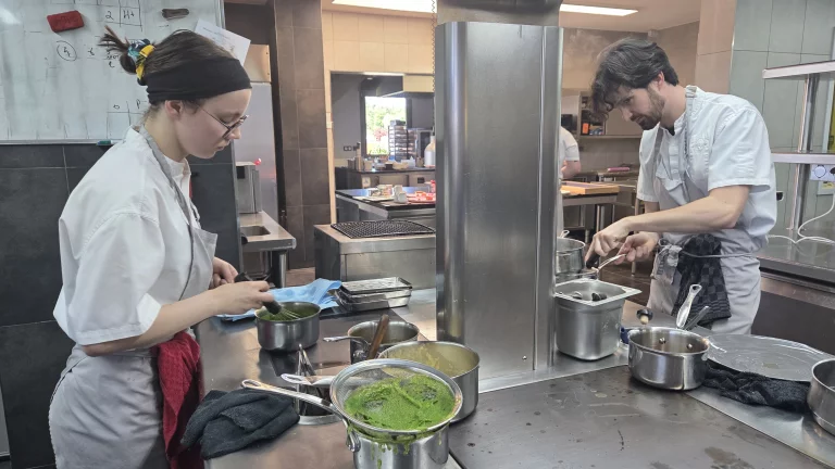 La plastique a été banni des cuisines du Toya.