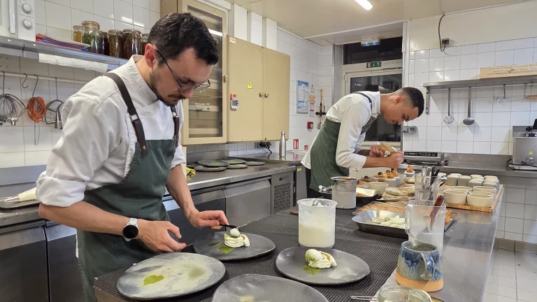 Préparation des desserts