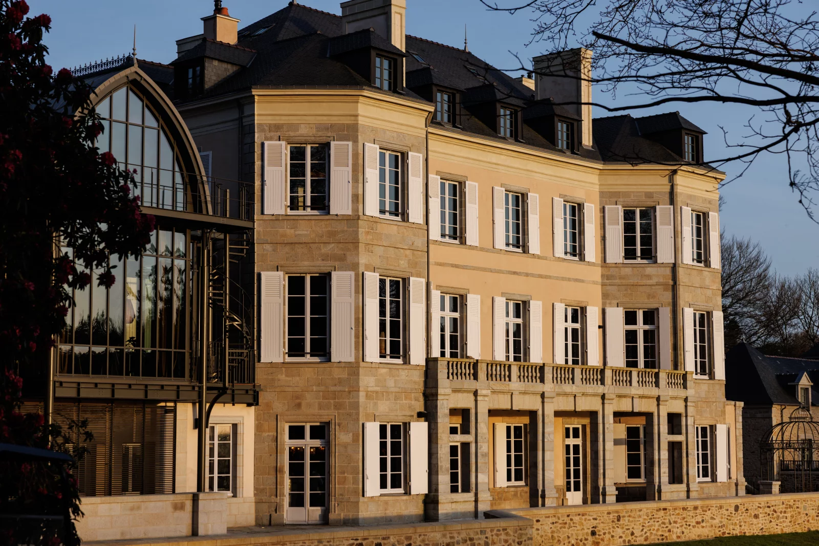 Le château a été transformé en hôtel-restaurant au début des années soixante-dix. Photo : Christophe Le Potier.
