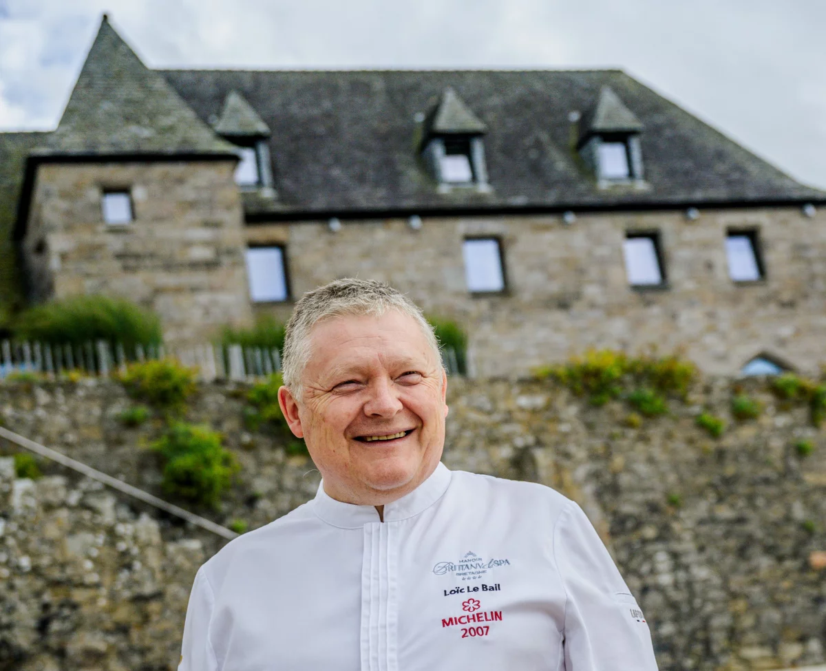 Loïc Le Bail est chef du restaurant du Brittany depuis 1989.